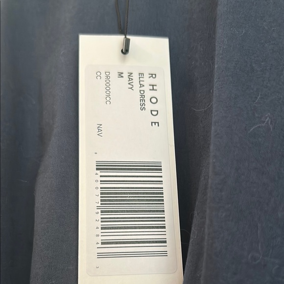 Rhode Navy Blue Ella Dress NWT M - Picture 5 of 10